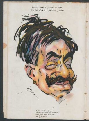 Ramón j. Cárcano : Caricaturas contemporáneas