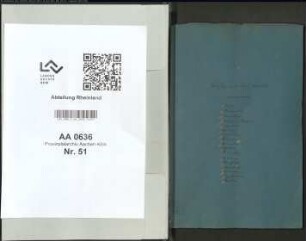 Repertorien (Sammelband) des Archivars Holzmacher