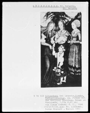 Heilige Dorothea, Agnes und Kunigunde