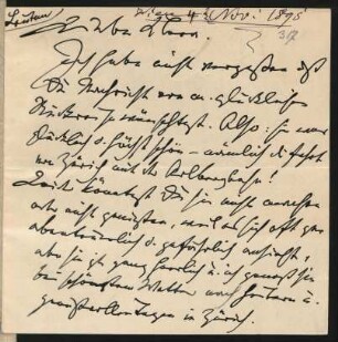 Brief an Clara Schumann : 04.11.1895