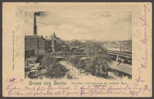 Ansichtskarte Elektrische Hochbahn am Tempelhofer Ufer [3/3]