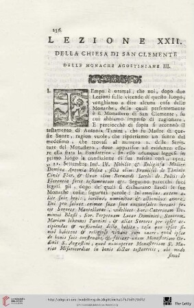 Lezione XXII.