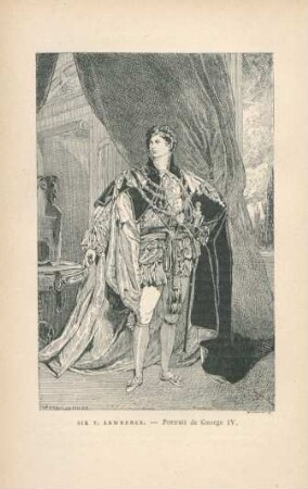 Sir T. Lawrence. - Portrait de George IV.