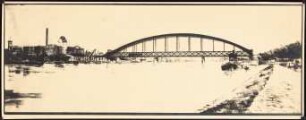 Rheinbrücke, Ludwigshafen: Perspektivische Ansicht (von Inv. Nr. 3812)