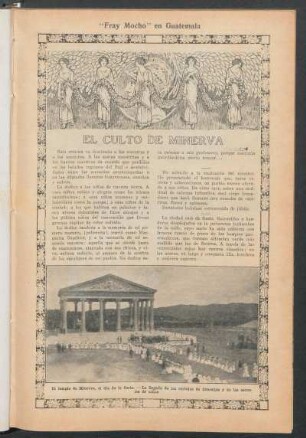 El culto a Minerva : "Fray Mocho" en Guatemala
