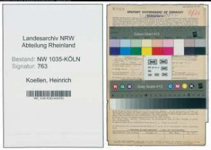 Entnazifizierung Heinrich Koellen , geb. 09.04.1905 (Bergbauangestellter)