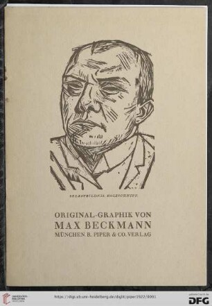 Original-Graphik von Max Beckmann