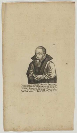 Bildnis des Bartholomaeus Elerdus