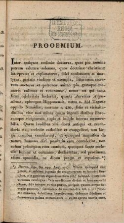 Aurelius Augustinus Hipponensis sacrae Scripturae interpres