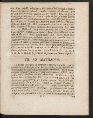 VII. Ad Alcibadem