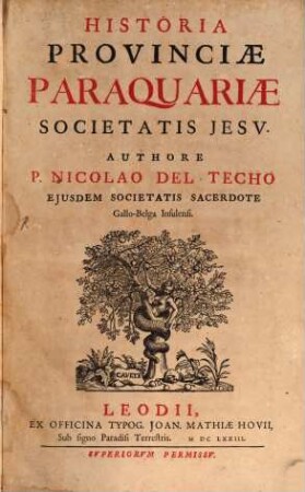 Historia Provinciae Paraquariae Societatis Jesv