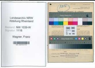 Entnazifizierung Franz Wagner , geb. 02.07.1901 (Schulrat)