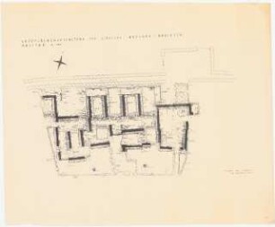 Siedlung Rheinstraße, Bregenz: Lageplan mit Gartenplan 1:500