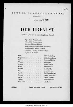 Der Urfaust