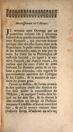 De la manière d'enseigner et d'étudier les belles Lettres. 4. (1770)