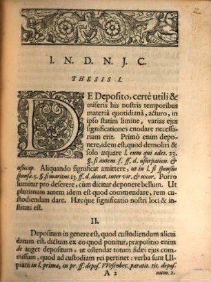 Theses inaug. de contractu depositi