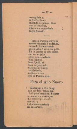 Para el Año Nuevo