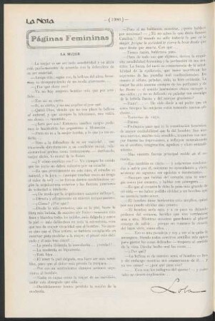 Páginas femeninas