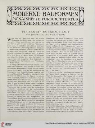 5: Wie man ein Wohnhaus baut