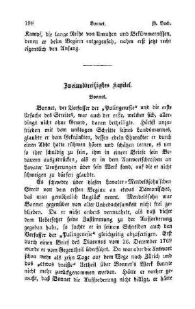 Zweiunddreißigstes Kapitel. Bonnet