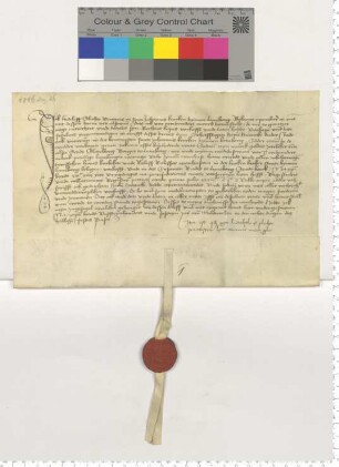 Der Vikar zu St. Johannis Ludeleff Slichte verkauft dem Vikar Hinr. Duderstade eine Hausrente "in der lutken becker strate" unter Ausantwortung eines Rentebriefes von 1514. Eigenhändige Unterschrift.
