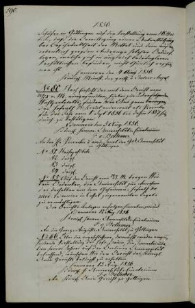 Bewilligung der Annahme des Legats von Richard Harnier aus Kassel.
