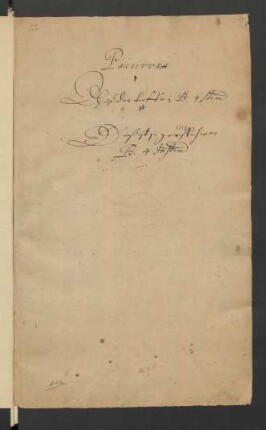 Aus der Tiefen ruf' ich Herr zu dir; B, orch, bc; c-Moll