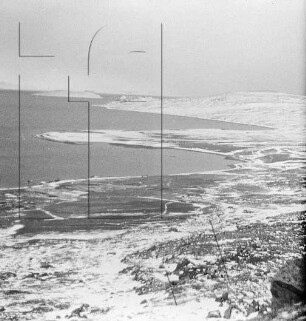 Wordie-Bucht : Blick vom Postenfelsen nach Nordwesten