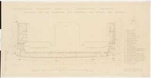 Medizinische Fakultät der Universität Köln: Theoretische Institute: Entwurf für die Gestaltung der Vorgärten und Dächer der Tierställe, Grundriss 1:200