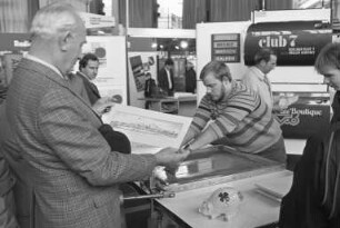 Einkaufs- und Informationsschau "offerta 84" in den Ausstellungshallen am Karlsruher Festplatz