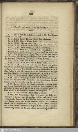 Zusätze und Druckfehler