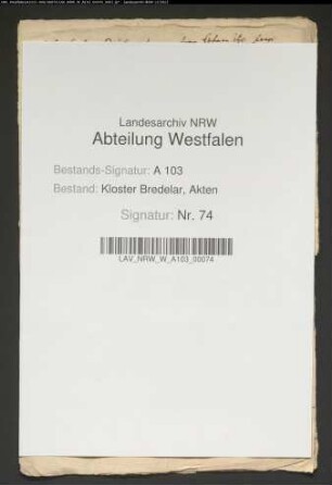 Namenlisten Bontkirchener Einwohner.