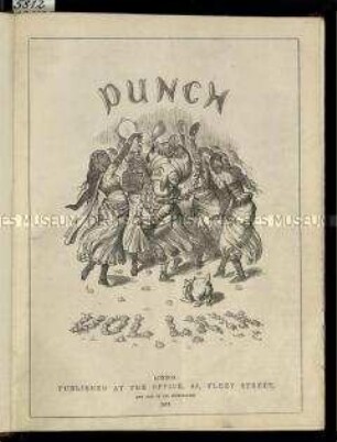 Satirische Zeitschrift. Punch oder The London Charivari. 69. Vol. 1875