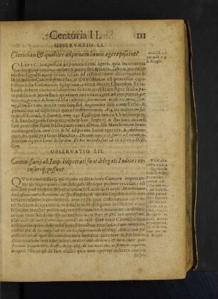 Observatio LI. Clerician et qualiter ad poenam banni agere possint?