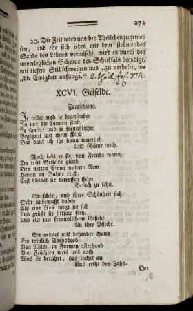 XCVI. Griselde - CV. Griselde