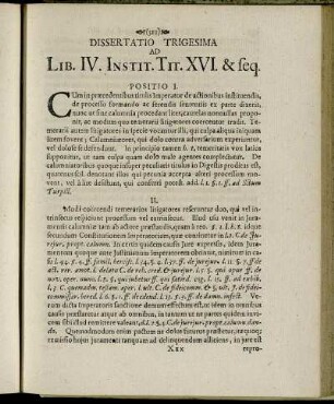 Dissertatio Trigesima.