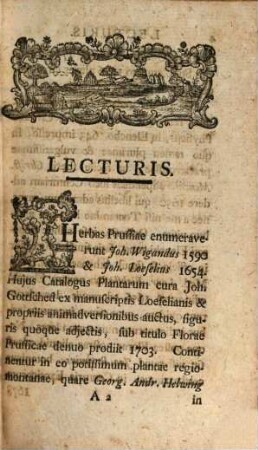 Gottfried Reyger Soc. Phys. Ged. Secretarii Tentamen Florae Gedanensis Methodo Sexuali Adcommodatae [!], [1]
