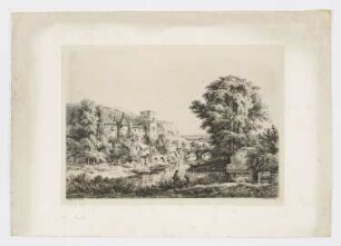Ufer der Dore (Auvergne), Blatt 3 der Folge "Vier Landschaften"
