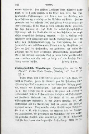 486-487 [Rezension] Timpe, Ernst, Die kirchenpolitischen Ansichten und Bestrebungen des Kardinals Bellarmin