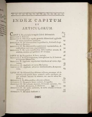 Index Capitum et Articulorum.