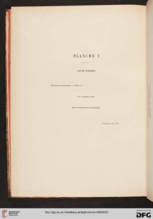 Text und Tafeln: Planche I-XXIV