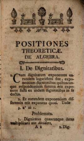 Positiones Mathematicae