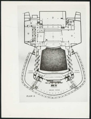 Theater, Quebec: Grundriss EG