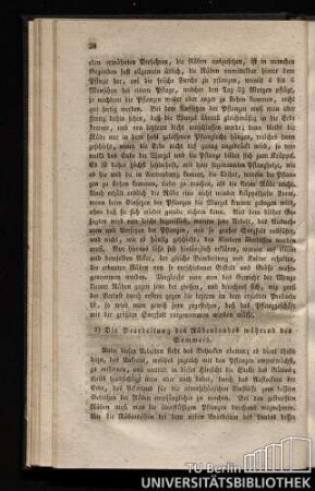 5. Die Bearbeitung des Rübenlandes während des Sommers