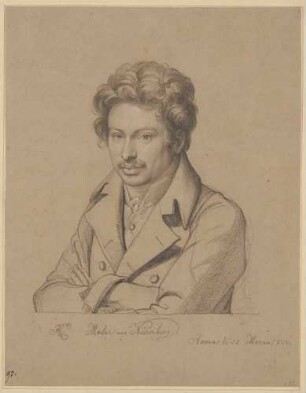 Bildnis Klein, Johann Adam (1792-1875), Maler, Graphiker