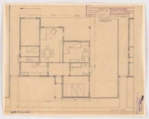 Siedlungsprojekt: Flachbau, 4,5 Zimmer Typ B, Grundriss 1:50