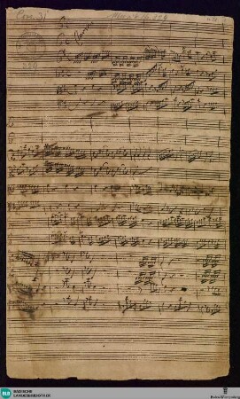 Concertos - Mus. Hs. 329 : clno (2), vl (2), vla, b; D; BrinzingMWV 6.30