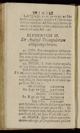 Elementum III.