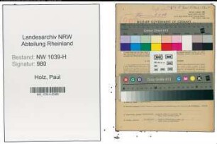 Entnazifizierung Paul Holz , geb. 11.10.1887 (Bahnbeamter)