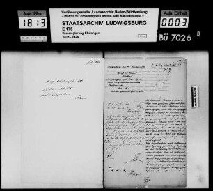 Schuldenwesen der Gesamt- und Teilgemeinde Steinheim